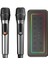 Microlab M60 Vega 100W Rgb 2 Adet Kablosuz Mikrofonlu Bluetooth Karaoke Hoparlör (15.000MAH Batarya) 3