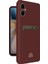 Samsung Galaxy A05 Kelvin Kartvizitli Silikon - Bordo 1
