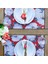 Red - White Rose Kumaş Amerikan Servis 4'lü Set - (Keten Kumaş Ulusl. Yıkama ve Solmama Sertifikası) 2