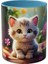 Yavru Kedi Temalı Baskılı Kupa Bardak 1