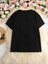 Baskılı Oversize Bisiklet Yaka T-Shirt - Siyah 2
