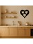 Kalp ve Yaprak Desenli Mdf Dekoratif Tablo - SUAT3323-2386 2