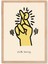 Keith Haring - Peace - Doğal Ahşap Çerçeveli Tablo 2