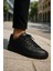 Siyah Sneakers Kombin Ayakkabısı 4