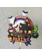 Halloween Cadılar Bayramı Temalı Kişiye Özel 3D Pasta Parti Süsü Cake Topper (23X22 Cm) 4
