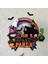 Halloween Cadılar Bayramı Temalı Kişiye Özel 3D Pasta Parti Süsü Cake Topper (23X22 Cm) 5