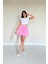Pembe Poplin Balon Etek 1