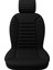 Audi Q7 2006-2015 Uyumlu Oto Koltuk Minderi Ergonomik Bumerang 2'li Lüks Set Siyah 3