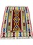 Yeni El Dokuma Geometrik Desenli Pınarbaşı Kayseri Yün Kilim 6350 1