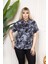Bebe Yaka Püskül Detaylı Bluz- Desenli 1