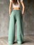 Palazzo Bol Paça Eşofman Pantolon - Yeşil 3