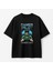 Gamer Pilot Baskılı Unisex Bisiklet Yaka Pamuk Oversize T-Shirt 1