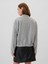 Kadın Gri Yün Bomber Ceket 5