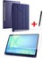 Samsung Tab S10 FE Plus 13,1” Uyumlu Tri-Folding Kalem Bölmeli Standlı Kılıf Ekran Koruyucu Kalem Set 1