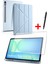 Samsung Tab S10 FE Plus 13,1” Uyumlu Tri-Folding Kalem Bölmeli Standlı Kılıf Ekran Koruyucu Kalem Set 1
