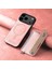 Apple iPhone 17 Pro Uyumlu Kılıf Zebana 2in1 Kartlıklı Best Deri Kılıf Pembe 1