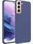 Samsung Galaxy S22 Plus İnce Mat Silikon Kılıf Lacivert 1