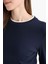 Slim Fit Dar Kesim Bisiklet Yaka Uzun Kollu Tişört Tunik F9611AX25AU 5