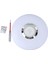 Powermaster PM-27329 Beyaz 30*6 cm 24 Watt Bluetooth Hoparlörlü Tavan Aydınlatma (AL-BL302) Tornavida Hediyeli 3