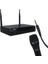 König K-700 E-E profesyonel 663-694MHZ 2 el 2 Kanal Uhf 2X50 Kablosuz Telsiz Mikrofon 1