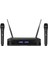 König K-700 Y-Y Profesyonel 663-694MHZ 2 Yaka 2 Kanal Uhf 2X50 Kablosuz Telsiz Mikrofon 1
