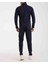 Grafıcs Slim Fit Lacivert Eşofman 2