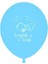 Hoşgeldin Bebek Baskılı Mavi Balon 10 Adet 1