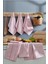 6 Parça %100 Pamuk 30 x 50CM Pembe Mutfak Havlusu Seti Mutfak Kurulama Bezi Seti Hemmen 1