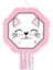 Pinyata Miss Cat Pembe 42 cm ahş.sop.püskü 2