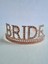 Taç Bride Metal Taşlı Lüks Gelin Taçı Rose Gold Üstten Geçirmeli 2