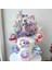 Deniz Kızı Temalı Kız Çocuk Doğum Günü Isme Özel 3D Pasta Parti Cupcake Süsü Seti (26X21CM) 1