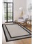 Sisal Plus Siyah Bordürlü Halı Bej Bordürlü Sisal Kilim 2