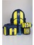Yeni Sezon Lisanslı Fenerbahçe Full Set Çubuklu Okul,3 Bölmeli Beslenme Çantası ve Kalem Çantası Ile 700 ml Matara,beslenme Kabı 1