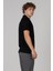 Erkek Açık Pat Likralı Polo V Yaka %100 Pamuk Pike T-Shirt 2