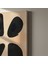 Soyut Minimalist Siyah-Şeftali Tonları Modern Sanat Tablosu 5