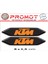 Ktm 3D Kabartmalı 2'li Damla Sticker 001 1