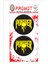 Punısher Tasarım 3D Kabartmalı Damla Logo Sticker 5cm 03 1