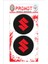 Suzuki Motosiklet 3D Kabartmalı Damla Logo Sticker 5cm 01 1