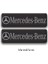 Mercedes-Benz 3D Damla 2'li Logo 4 1