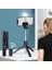 LED Işıklı Bluetooth Kumandalı Uzayabilen Selfie Çubuğu Masa Üstü Tripod Pratik Telefon Tutucu 4