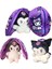 Sanrio Kuromi Peluş Oyuncak 35CM Fermuarlı Koza Sürpriz Dizayn Ithal Kumaş Oyun & Uyku Arkadaşı 1
