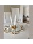 Bohem Iskandinav Gold Ahşap Mumluk | Hediyelik Sade Zarif Minimalist Dekor Trend Tasarım 1