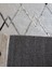 Nakkaş Kaymaz Dokuma Taban Kilim Makinada Yıkanabilir Mutfak Halısı Dekoratif Yolluk Gri Salon Halı Modelleri 4