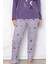 Pamuklu Desenli 2 Iplik Şardonlu Kalın Uzun Kollu Pijama Takımı 3