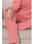 Pamuklu Kalın Kışlık Interlok Şeritli Uzun Kollu Örme Pijama Takımı 2