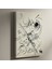 Soyut Siyah Beyaz Mürekkep Çizimi Tablosu 1