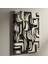 Soyut Siyah Beyaz Akrilik Tablo 1