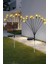 6 Led'li Güneş Enerjili Ateş Böceği Çiçek Lamba, 2'li Set, Beyaz Renk 1