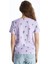 Xsıde Bisiklet Yaka Baskılı Kısa Kollu Kadın Tişört 5