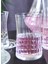 Kesme Kristal Su ve Meşrubat Bardagı 6 Adet 285CC 2